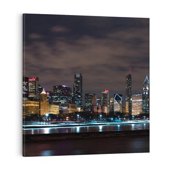 Obraz na płótnie 40x40 - Chicago - Miasto kontrastów - Chicago, USA