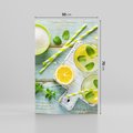 Obraz na płótnie 50x70 - Cytrynowe Orzeźwienie - cytryny, lemoniada