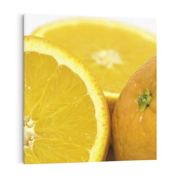 Obraz na płótnie 70x70 - Cytrusy Żywy Zapach Energii - cytruny, owoce