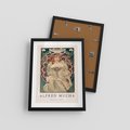 Plakat w ramie 30x40 - Piękno Art Nouveau - plakat, obraz - rama czarna