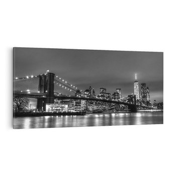 Obraz na płótnie 140x70 - Miasto, które nie Śpi - most, Nowy Jork