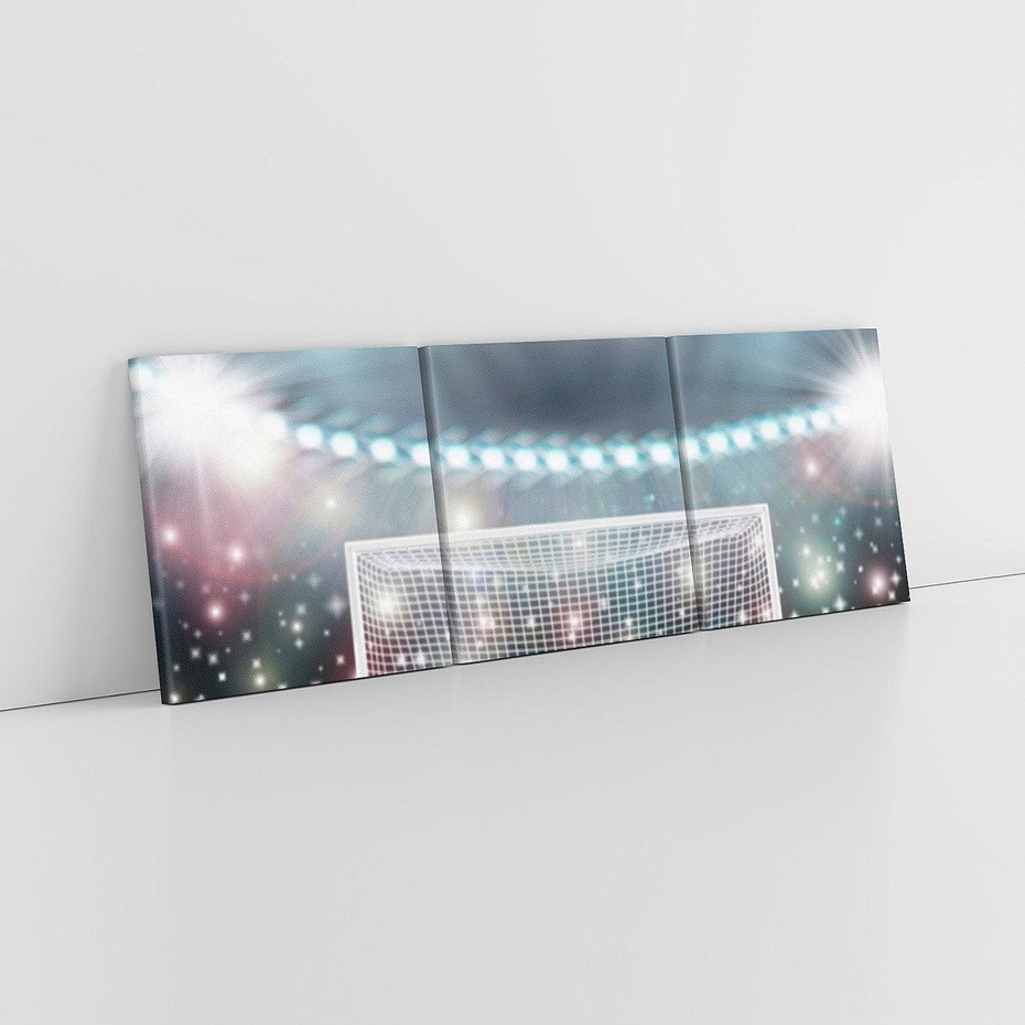 Obraz na płótnie 150x50 - Strzał do bramki - piłka, nożna