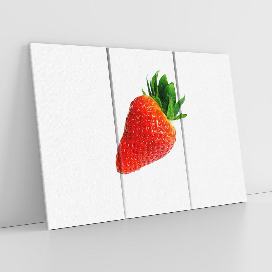 Obraz na płótnie 120x80 - Truskawka - Owocowa Rozkosz - truskawka, owoc