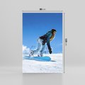 Obraz na płótnie 80x120 - Snowboard na zimowych zboczach - snowboard, zima