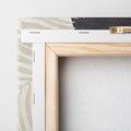 Obraz na płótnie 60x60 - Kompozycje ukrytych myśli - symetria, dwa koła po środku