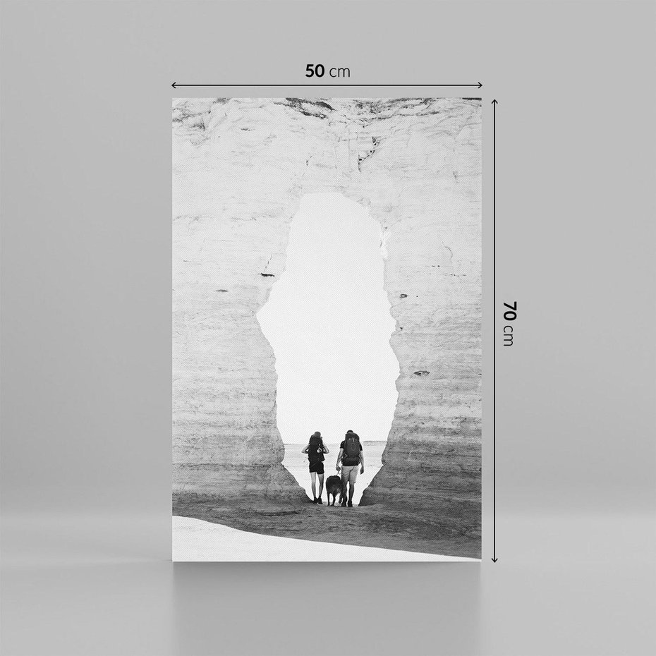 Obraz na płótnie 50x70 - Podróżna Eksploracja - Echa Przygody