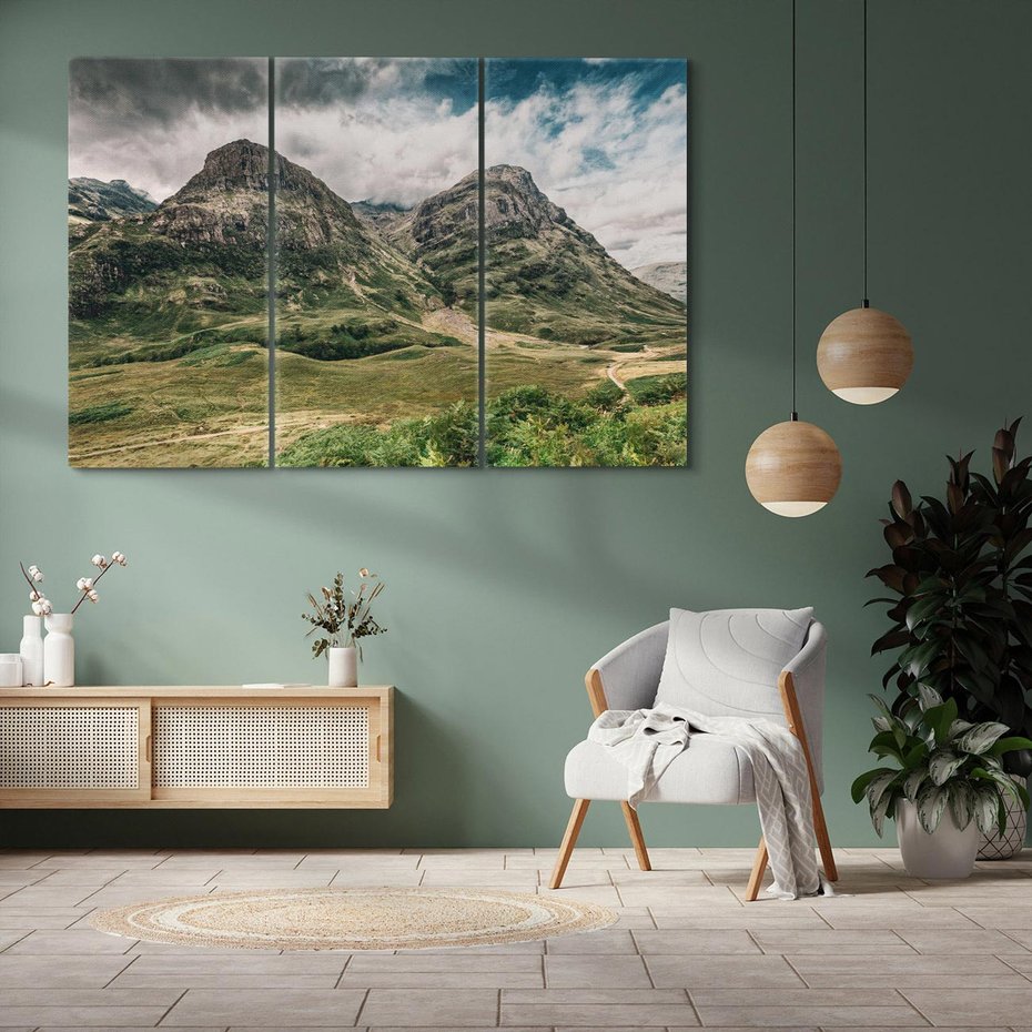 Obraz na płótnie 120x80 - Krajobraz górski - krajobraz, góry