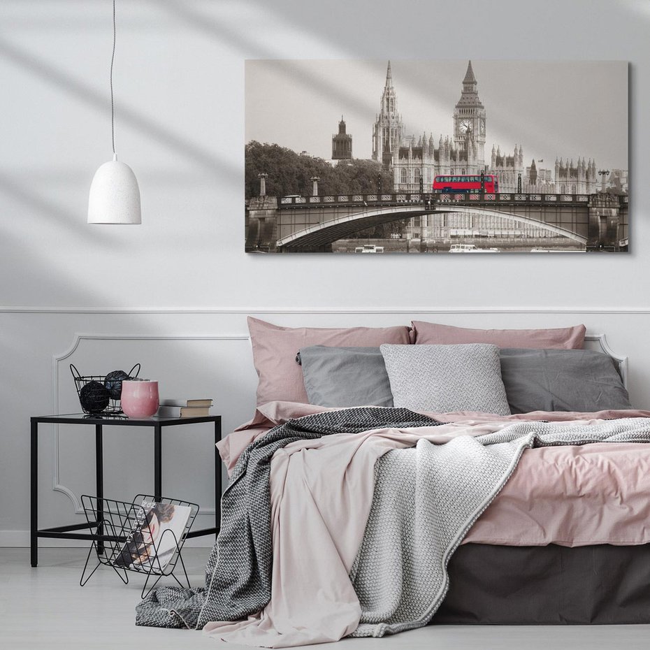 Obraz na płótnie 120x60 - Ikona Londynu - Most - most, Londyn