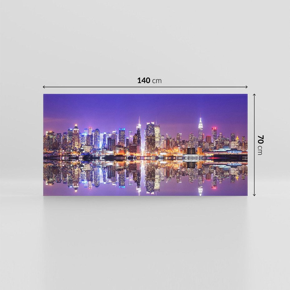 Obraz na płótnie 140x70 - Dynamiczne miasto - Nowy Jork - USA, miasto