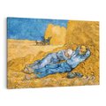 Obraz na płótnie 100x70 - "The Siesta " (1890) Vincent van Gogh - Reprodukcja - reprodukcja, obraz na płótnie
