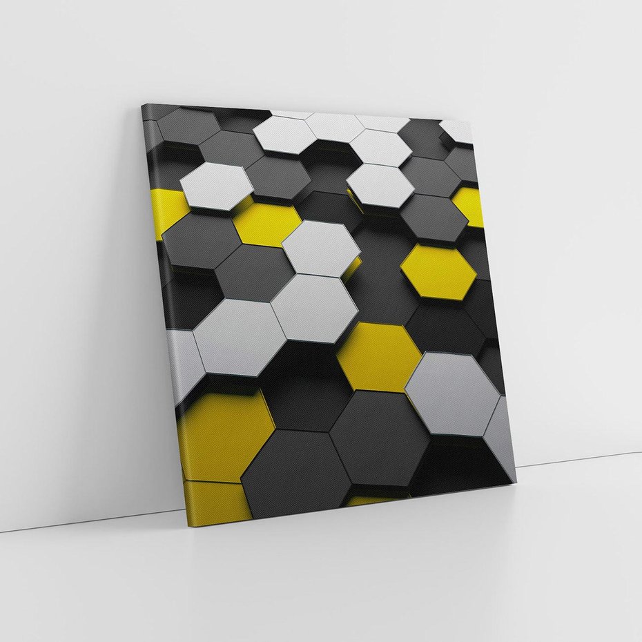 Obraz na płótnie 70x70 - Wymiar abstrakcji - 3D, abstrakcja