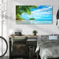 Obraz na płótnie 120x60 - Ucieczka do Raju - wyspa tropikalna, plaża