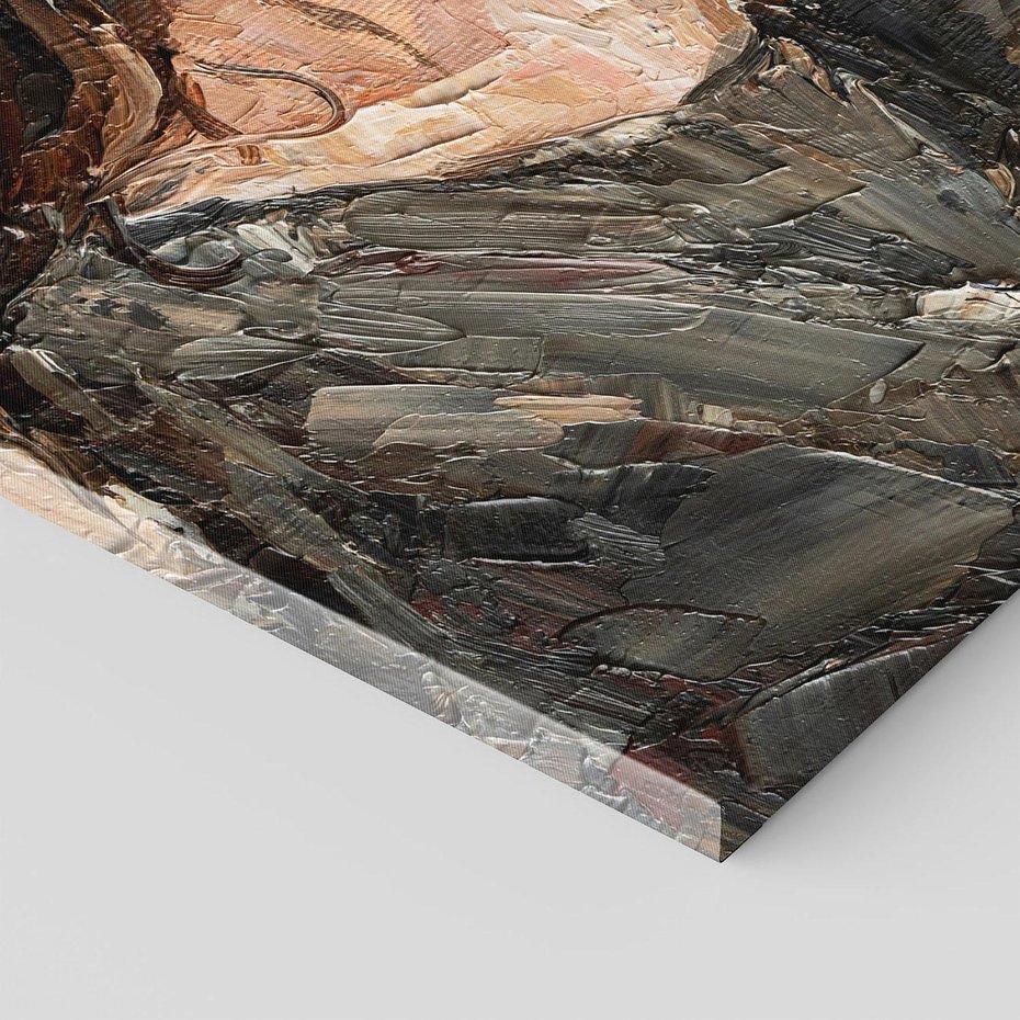 Obraz na płótnie 70x50 - Esencja - kobieta wino obraz impresonizm olej na płótnie