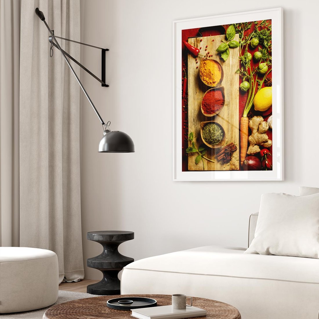 Plakat bez ramy 50x70 - Smakowy Zmysł - przyprawy, kuchnia