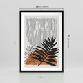 Plakat w ramie 50x70 - Sztuka Połączona - nowoczesna sztuka, modern - rama czarna