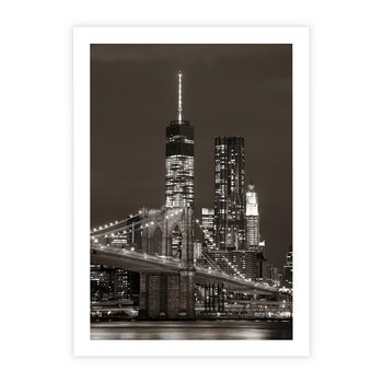 Plakat bez ramy 30x40 - Magia miasta nocą - miasto, noc