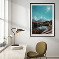 Plakat bez ramy 30x40 - Inspirujący Pejzaż - ścieżka, górska