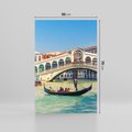 Obraz na płótnie 50x70 - Wenecja: romantyczne zakątki miasta - Wenecja, Włochy