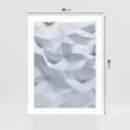 Plakat bez ramy 30x40 - Trójwymiarowa geometria - geometria, 3d