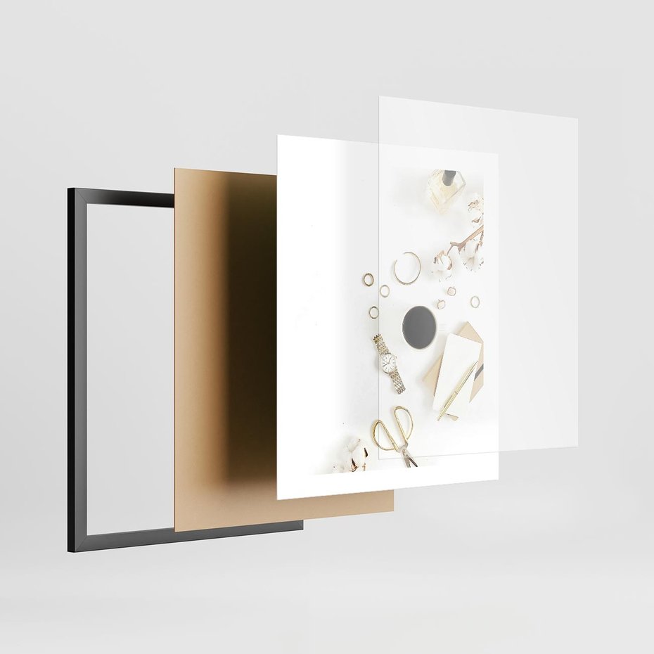 Plakat w ramie 40x50 - Luksusowy Lifestyle - kompozycja lifestyle, fotografia - rama czarna