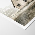 Plakat bez ramy 30x40 - Ciepła Atmosfera - dom, stary dom w górach