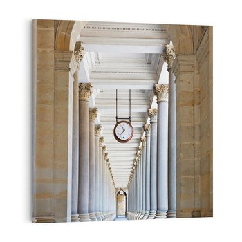 Obraz na płótnie 50x50 - Kolumny Czasu - architektura, kolumny