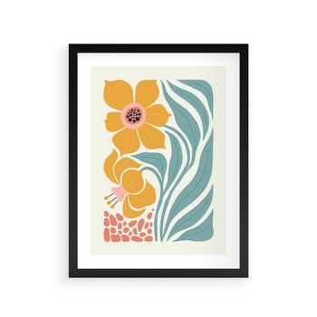 Plakat w ramie 50x70 - Pastelowa Piękność - nowoczesna sztuka, plakat - rama czarna