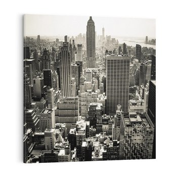 Obraz na płótnie 40x40 - Dusza wielkiego miasta - Manhattan, Nowy Jork