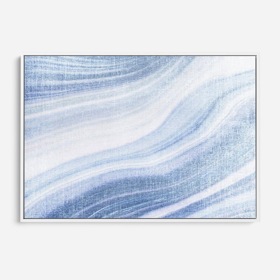 Obraz w ramie 120x80 - Abstrakcyjna akwarela - abstrakcja, akwarela - rama biała