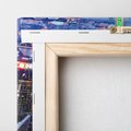 Obraz na płótnie 30x30 - Wzgórza Mieściny - wieżowce, miasto