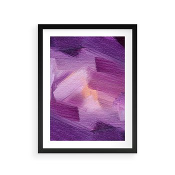 Plakat w ramie 50x70 - Abstrakcyjna gra kolorów - abstrakcja, akwarela - rama czarna