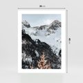 Plakat bez ramy 30x40 - Górski Raj - góry, śnieg