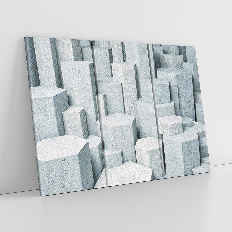 Obraz na płótnie 120x80 - Wymiarowe abstrakcje ożywiające przestrzeń - 3D, abstrakcja