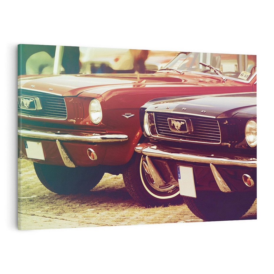 Obraz na płótnie 70x50 - Mustang - Muscle Car Retro - mustang, muscle car