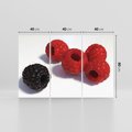 Obraz na płótnie 120x80 - Maliny Jeżyny Owoce - maliny, jeżyny
