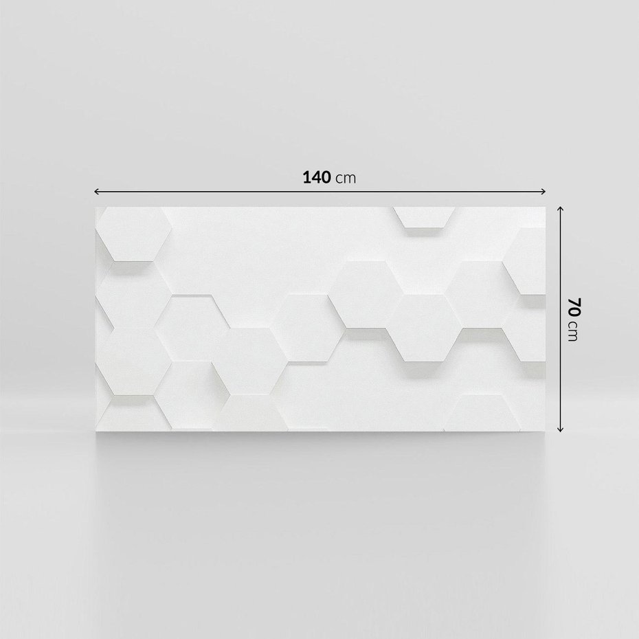 Obraz na płótnie 140x70 - Przestrzenne Zabawy - geometryczne, 3D