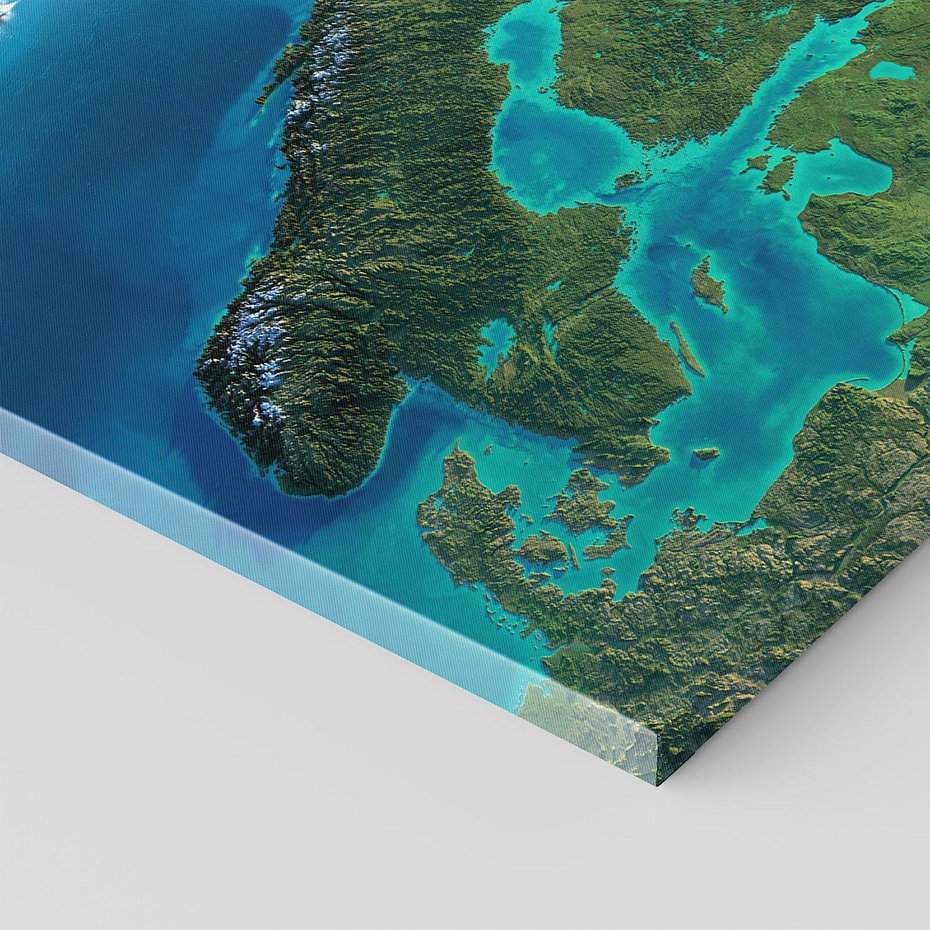 Obraz na płótnie 80x80 - Beztroski widok na ocean - widok, ocean