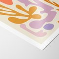 Plakat bez ramy 21x30 - Ekspresjonistyczne Impulsy - abstrakcyjny obraz, pastelowe kolory