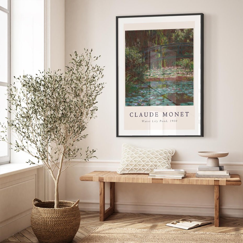 Plakat bez ramy 50x70 - Sztuka i Litera - Claude Monet, reprodukcja obrazu