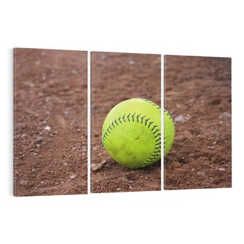 Obraz na płótnie 120x80 - Baseballowa Fuzja Sportu - baseball, piłka