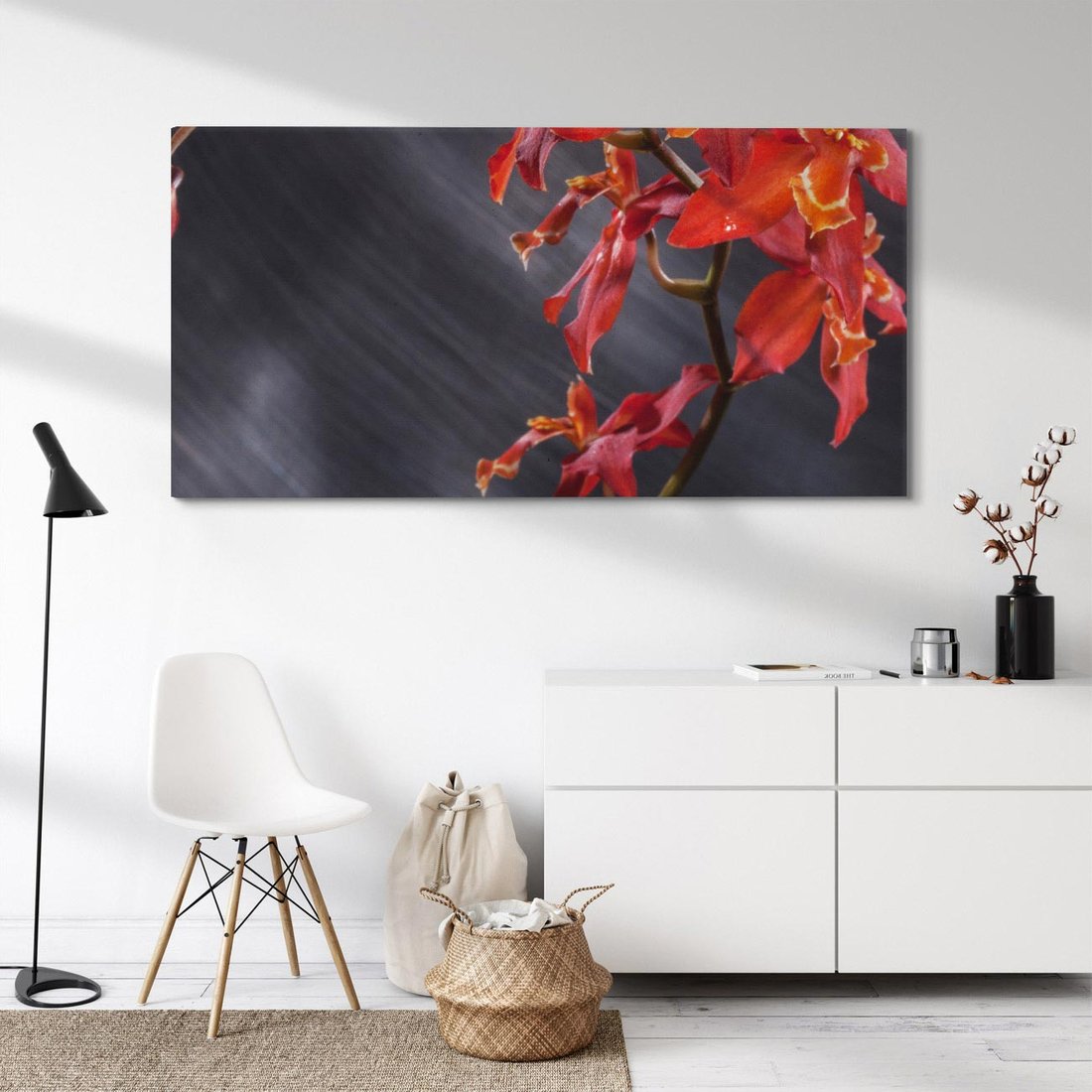 Obraz na płótnie 120x60 - Kolorowy Raj - kwiaty, tropikalne
