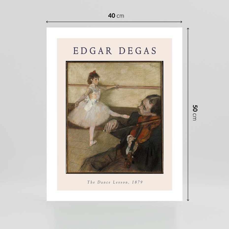 Plakat bez ramy 40x50 - Klasyka Baletu - Edgar Degas, reprodukcja obrazu