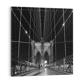 Obraz na płótnie 40x40 - Nowy Jork - Mosty w USA - NY, USA