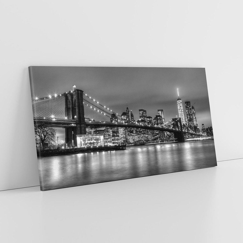 Obraz na płótnie 100x50 - Symbole Nowego Jorku - most, Nowy Jork