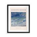 Plakat w ramie 40x50 - Auguste Renoir: Plakat z Pięknem Morza - auguste renoir, reprodukcja - rama czarna