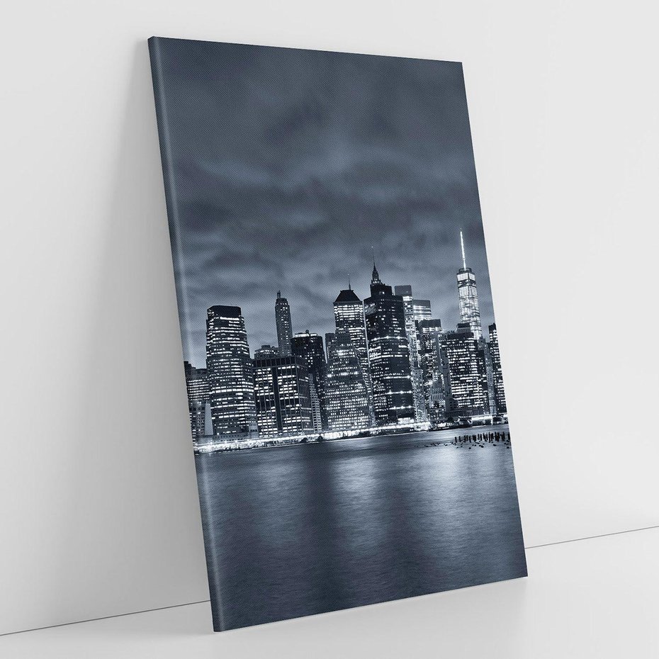 Obraz na płótnie 50x70 - Miejskie Migawki - noc, NY