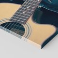 Obraz na płótnie 150x50 - Gitara - Dźwięki Retro - gitara, muzyka