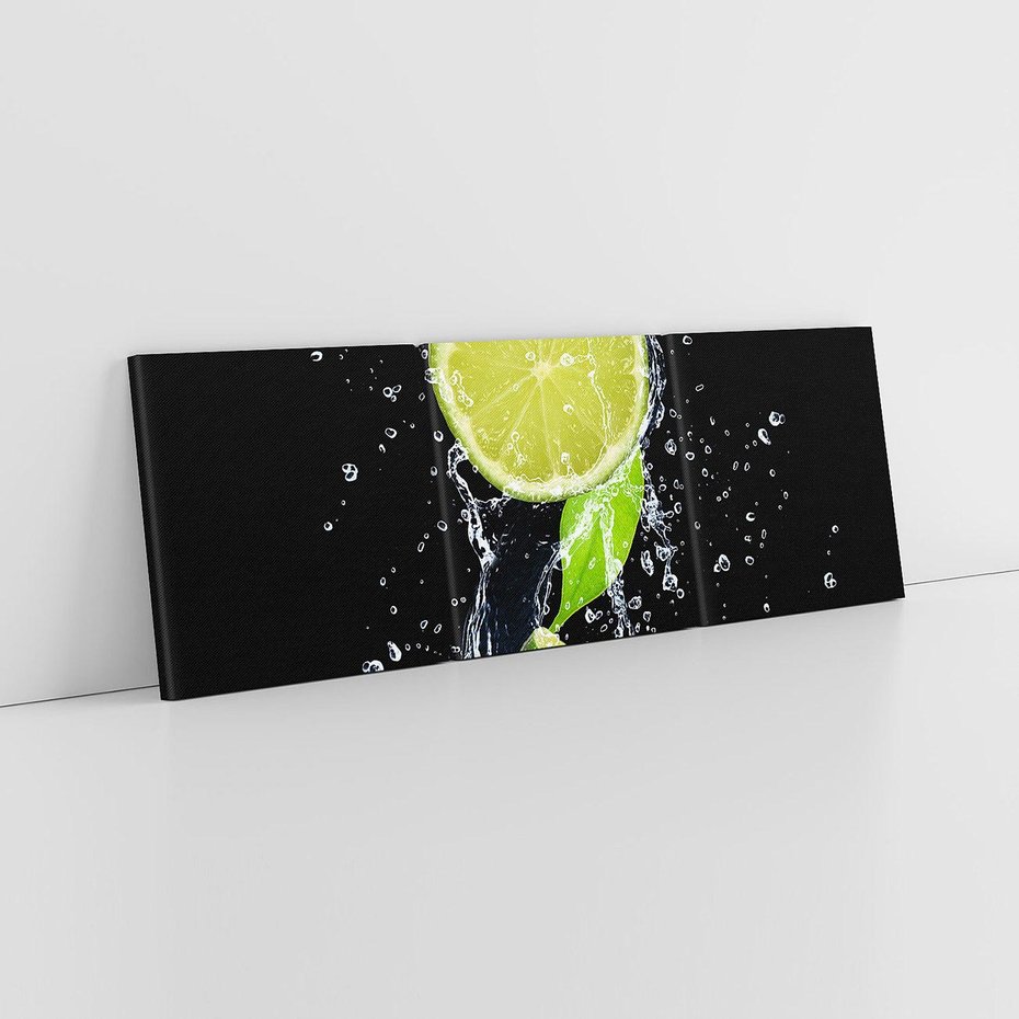 Obraz na płótnie 150x50 - Świeżość Cytrusów - limonki, cytryny