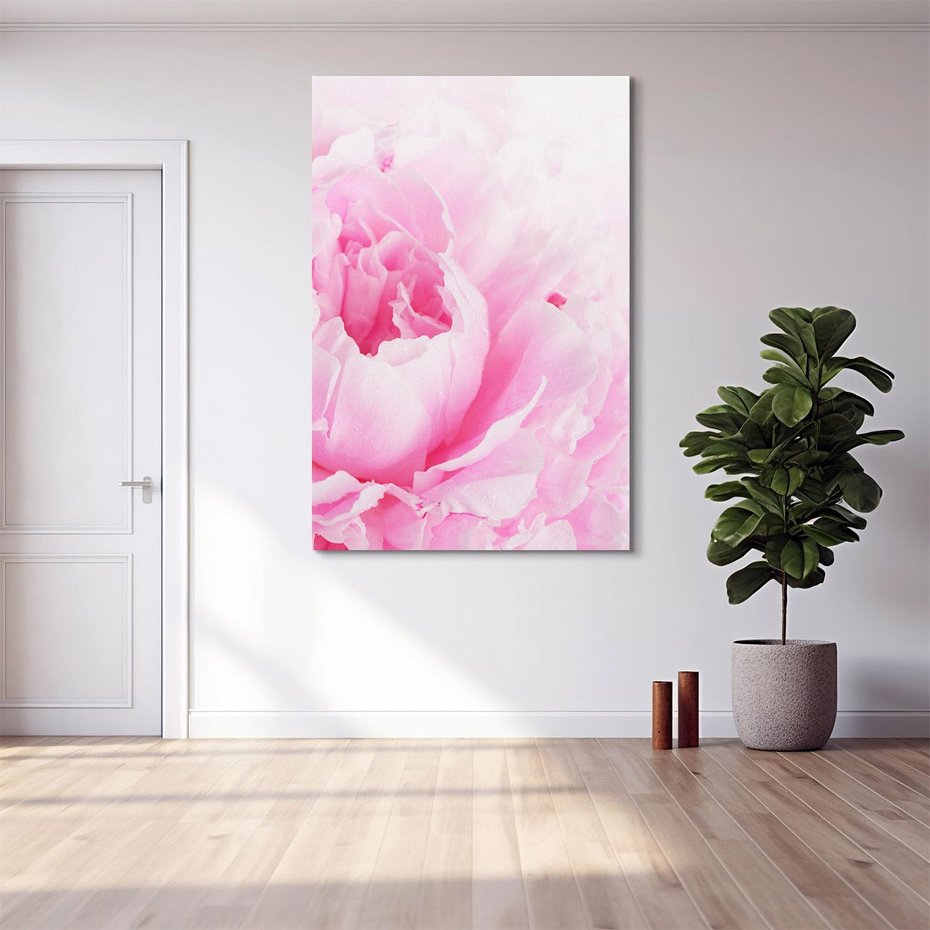 Obraz na płótnie 80x120 - Kwiatowa harmonia - kwiaty