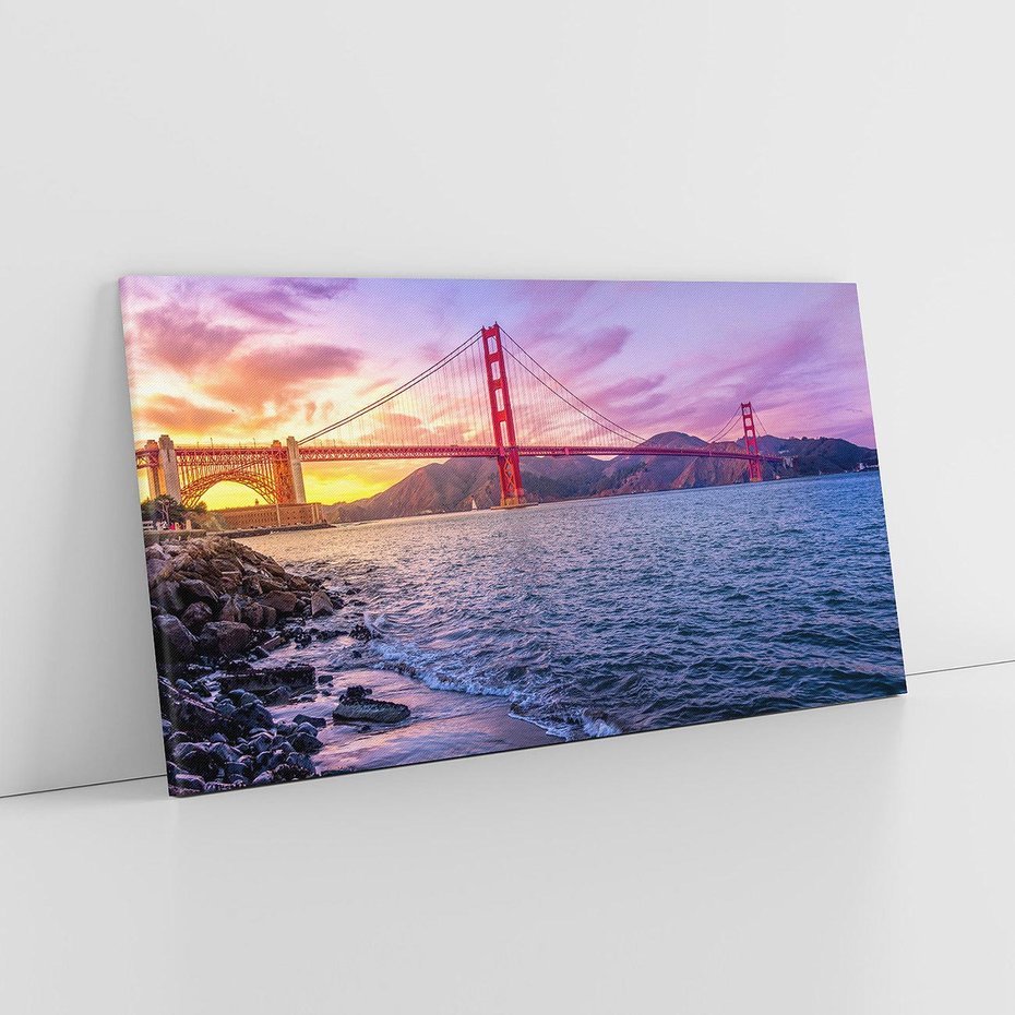 Obraz na płótnie 140x70 - Golden Gate - San Francisco - Golden Gate, San